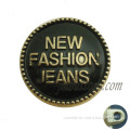 New fashion jeans gold black sewing shank buttons for garments